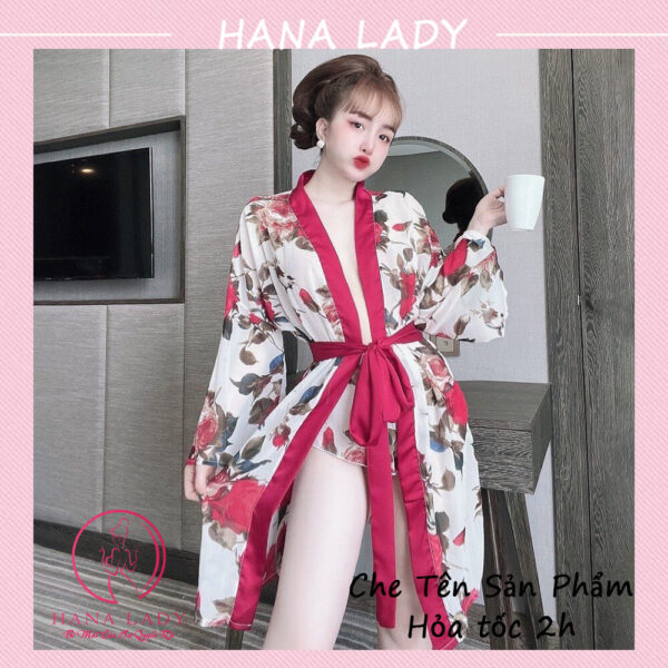 Aó choàng ngủ voan lụa cao cấp kèm quần VN480-04 11