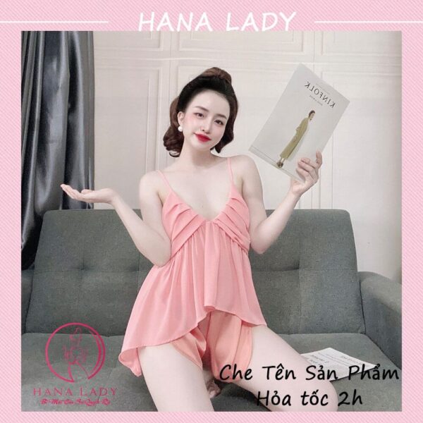 Bộ ngủ 2 dây nữ - Đồ mặc nhà lụa sexy gợi cảm VN478 18 Bộ ngủ 2 dây nữ - Đồ mặc nhà lụa sexy gợi cảm VN478 28