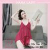 Bộ ngủ 2 dây nữ - Đồ mặc nhà lụa sexy gợi cảm VN478 2