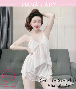 Bộ ngủ 2 dây nữ - Đồ mặc nhà lụa sexy gợi cảm VN478 4 Bộ ngủ 2 dây nữ - Đồ mặc nhà lụa sexy gợi cảm VN478 14
