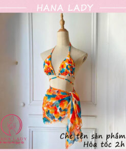 Bikini sexy 3 mảnh kèm choàng cao cấp BN141 8