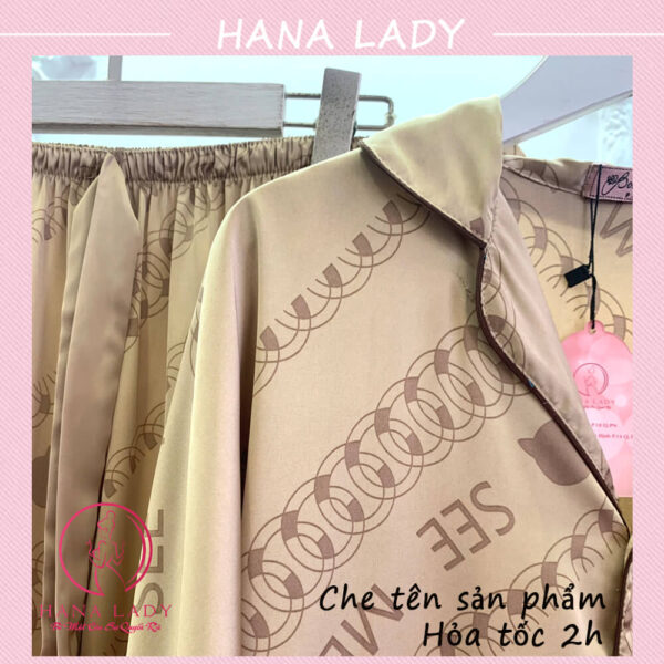 Pijama lụa cánh dơi cao cấp mềm mại thoải mái PJ555 12