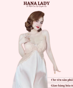 Váy ngủ kèm choàng lụa cao cấp quyến rũ (Tặng quần lụa) VN489 14