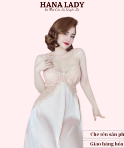 Váy ngủ kèm choàng lụa cao cấp quyến rũ (Tặng quần lụa) VN489 21