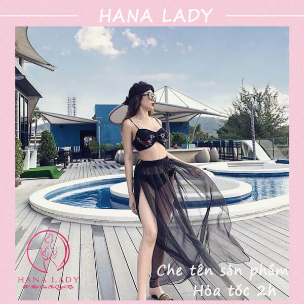 Chân váy choàng bikini voan tơ sang chảnh BN142 7 Chân váy choàng bikini voan tơ sang chảnh BN142 11