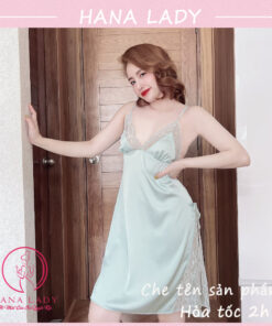 Váy ngủ kèm choàng lụa cao cấp (tặng quần lụa) VN496 11 Váy ngủ kèm choàng lụa cao cấp (tặng quần lụa) VN496 21