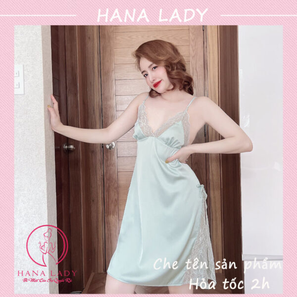 Váy ngủ kèm choàng lụa cao cấp (tặng quần lụa) VN496 12 Váy ngủ kèm choàng lụa cao cấp (tặng quần lụa) VN496 22