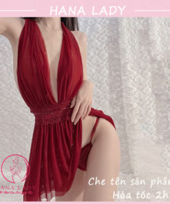 Váy ngủ sexy, đầm ngủ gợi cảm kèm quần lọt khe VN505 13