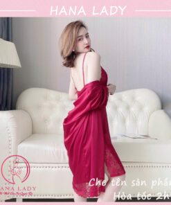 Váy ngủ kèm choàng lụa cao cấp (tặng quần lụa) VN496 7 Váy ngủ kèm choàng lụa cao cấp (tặng quần lụa) VN496 17