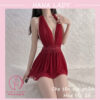 Váy ngủ sexy, đầm ngủ gợi cảm kèm quần lọt khe VN505 1