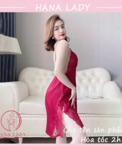 Váy ngủ kèm choàng lụa cao cấp (tặng quần lụa) VN496 4 Váy ngủ kèm choàng lụa cao cấp (tặng quần lụa) VN496 14
