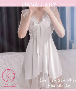 Váy ngủ lụa phối ren, đầm ngủ mặc nhà tiểu thư cao cấp VN514 7 Váy ngủ lụa phối ren, đầm ngủ mặc nhà tiểu thư cao cấp VN514 13