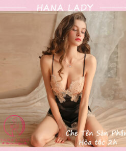 Váy ngủ sexy, đầm ngủ lụa xẻ tà đan dây cao cấp VN510 4 Váy ngủ sexy, đầm ngủ lụa xẻ tà đan dây cao cấp VN510 10