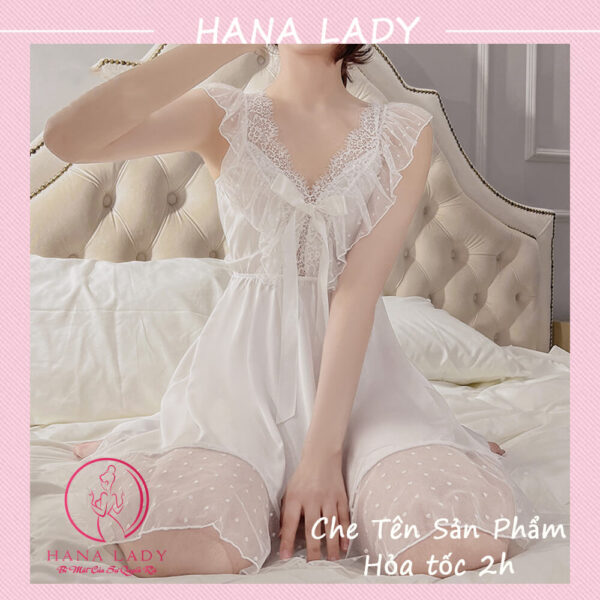 Váy ngủ lụa phối ren, đầm ngủ mặc nhà tiểu thư cao cấp VN514 11 Váy ngủ lụa phối ren, đầm ngủ mặc nhà tiểu thư cao cấp VN514 17