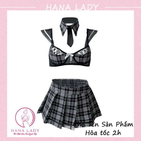 Đồ ngủ cosplay nữ sinh caro gợi cảm CP277 18