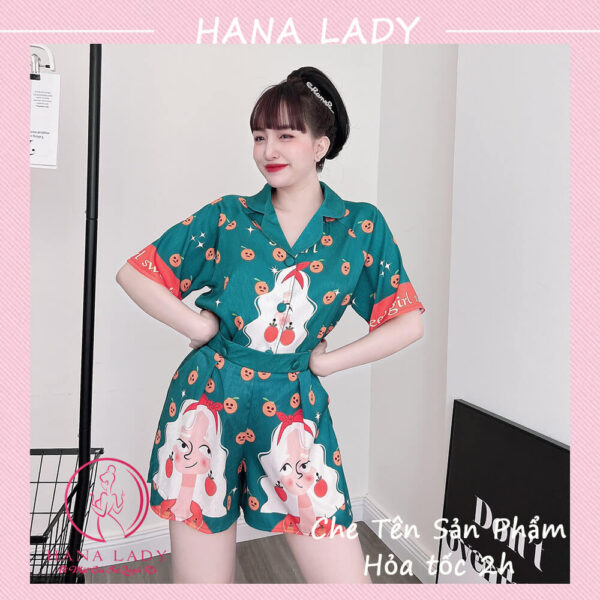 Pijama lụa xước Tô Châu cao cấp PJ566 6