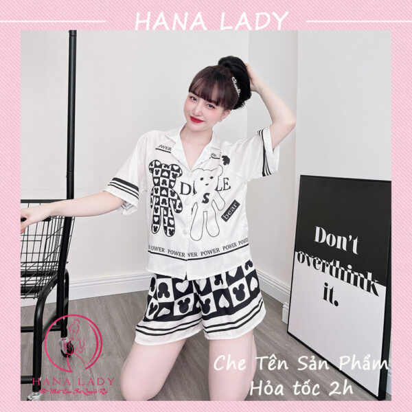 Pijama lụa xước cao cấp PJ565 6