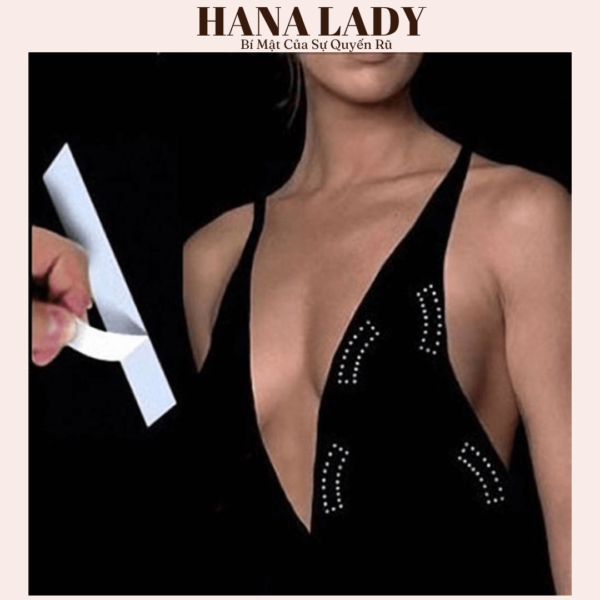 Băng dính cố định quần áo 36 miếng - Miếng dán chống lộ, hở ngực, vai áo unisex DT048 18