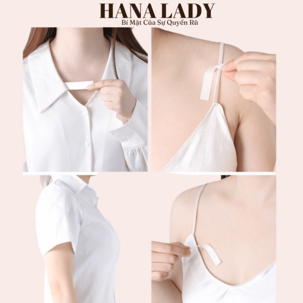 Băng dính cố định quần áo 36 miếng - Miếng dán chống lộ, hở ngực, vai áo unisex DT048 13 Băng dính cố định quần áo 36 miếng - Miếng dán chống lộ, hở ngực, vai áo unisex DT048 20