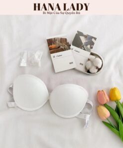 Áo Lót Nữ, Áo Ngực Nữ Chất Su Mịn Có Gọng Mút Mỏng Nâng Ngực, Silicon Chống Tuột AL04 15