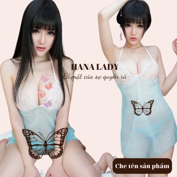 Váy ngủ sexy, đầm ngủ 2 dây siêu mỏng quyến rũ xuyên thấu VN525 8 Váy ngủ sexy, đầm ngủ 2 dây siêu mỏng quyến rũ xuyên thấu VN525 14