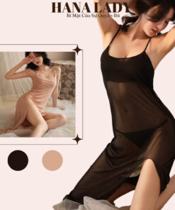 Váy ngủ sexy, đầm ngủ gợi cảm voan lụa xẻ tà quyến rũ VN518 4 Váy ngủ sexy, đầm ngủ gợi cảm voan lụa xẻ tà quyến rũ VN518 10