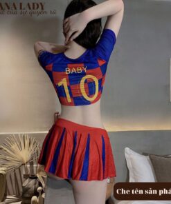 Đồ cosplay câu lạc bộ bóng đá, đồ ngủ hóa trang cổ động viên sexy CP291 13