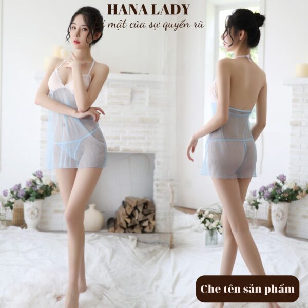 Váy ngủ sexy, đầm ngủ 2 dây siêu mỏng quyến rũ xuyên thấu VN525 10 Váy ngủ sexy, đầm ngủ 2 dây siêu mỏng quyến rũ xuyên thấu VN525 16
