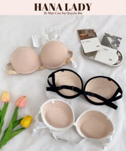 Áo Lót Nữ, Áo Ngực Nữ Chất Su Mịn Có Gọng Mút Mỏng Nâng Ngực, Silicon Chống Tuột AL04 12