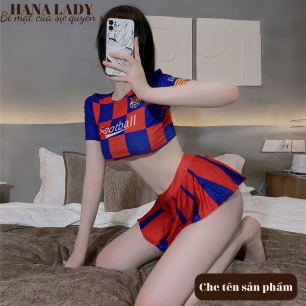 Đồ cosplay câu lạc bộ bóng đá, đồ ngủ hóa trang cổ động viên sexy CP291 14
