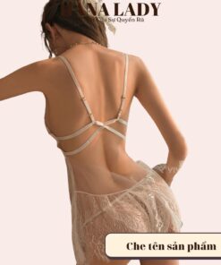 Váy ngủ ren xẻ tà, đầm ngủ sexy tặng kèm quần lọt khe VN523 8 Váy ngủ ren xẻ tà, đầm ngủ sexy tặng kèm quần lọt khe VN523 16