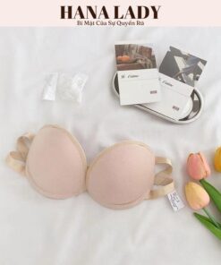 Áo Lót Nữ, Áo Ngực Nữ Chất Su Mịn Có Gọng Mút Mỏng Nâng Ngực, Silicon Chống Tuột AL04 17