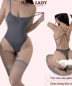 Đồ ngủ bodysuit dây chéo hở lưng sexy - Bộ ngủ nữ thun lạnh gợi cảm VN526 17 Đồ ngủ bodysuit dây chéo hở lưng sexy - Bộ ngủ nữ thun lạnh gợi cảm VN526 34