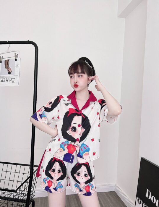 Pijama lụa xước Tô Châu cao cấp PJ570 5 Pijama lụa xước Tô Châu cao cấp PJ570 8