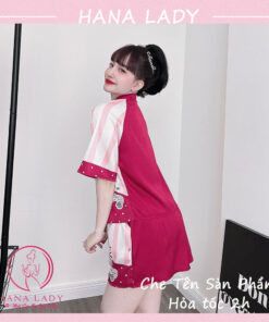 Pijama lụa xước Tô Châu cao cấp PJ574 5 Pijama lụa xước Tô Châu cao cấp PJ574 9