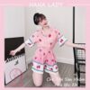 Pijama lụa xước Tô Châu cao cấp PJ572 2 Pijama lụa xước Tô Châu cao cấp PJ572 2