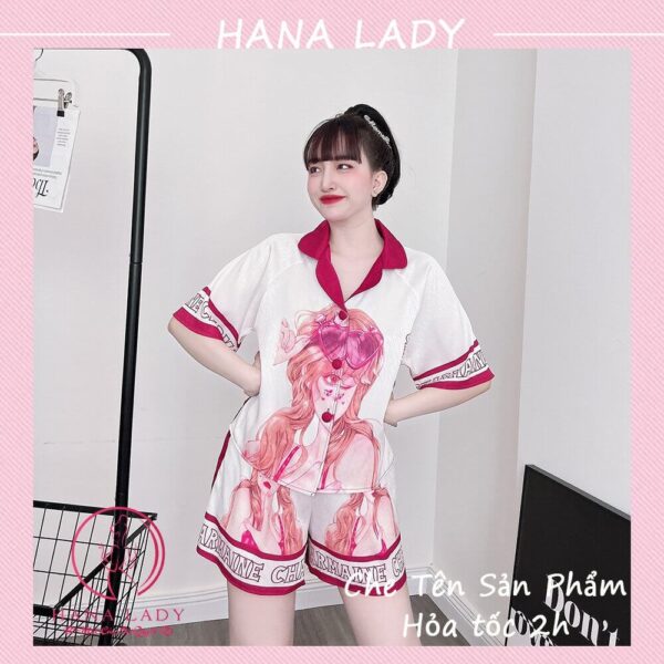 Pijama lụa xước Tô Châu cao cấp PJ573 6 Pijama lụa xước Tô Châu cao cấp PJ573 10
