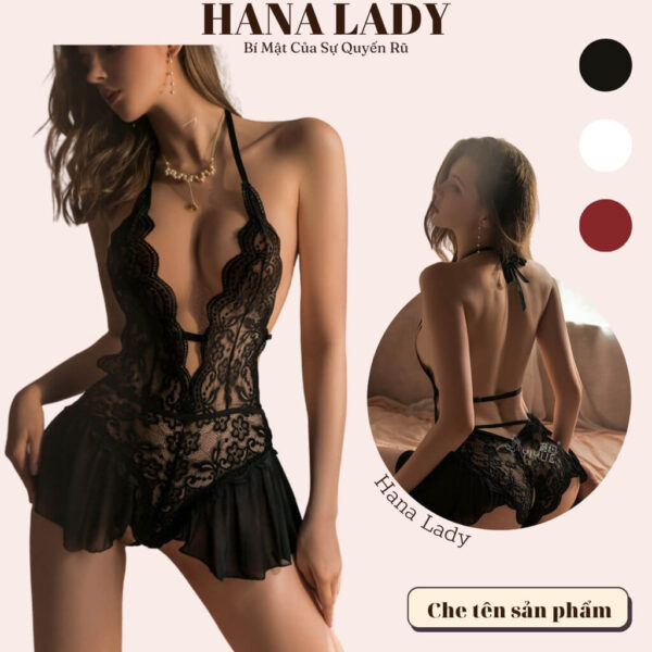 Đồ ngủ sexy, bodysuit ren phối dây lưng hở đáy gợi cảm VN529 13 Đồ ngủ sexy, bodysuit ren phối dây lưng hở đáy gợi cảm VN529 22