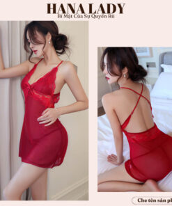Váy ngủ 2 dây kèm choàng hở lưng sang chảnh VN528 8 Váy ngủ 2 dây kèm choàng hở lưng sang chảnh VN528 16