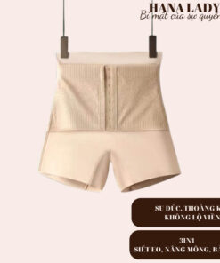 Quần gen bụng mặc váy cài trước siết eo - quần bảo hộ nịt bụng giảm mỡ eo thon QL021 12