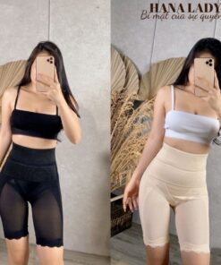 Quần Gen Nịt Bụng Cạp Chéo Định Hình Bụng Dưới Không Lộ Viền - Quần Bảo Hộ Nâng Mông Mặc Váy QL020 15