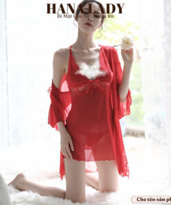 Váy ngủ 2 dây kèm choàng hở lưng sang chảnh VN528 6 Váy ngủ 2 dây kèm choàng hở lưng sang chảnh VN528 14