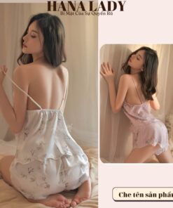 Bộ ngủ 2 dây họa tiết hoa, đồ ngủ lụa mềm mịn cao cấp mặc nhà VN530 9 Bộ ngủ 2 dây họa tiết hoa, đồ ngủ lụa mềm mịn cao cấp mặc nhà VN530 17