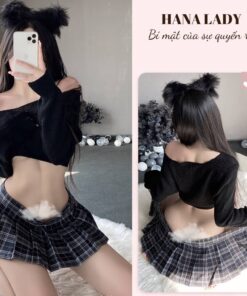 Đồ ngủ cosplay nữ sinh croptop caro ngắn sexy gợi cảm CP293 9 Đồ ngủ cosplay nữ sinh croptop caro ngắn sexy gợi cảm CP293 18
