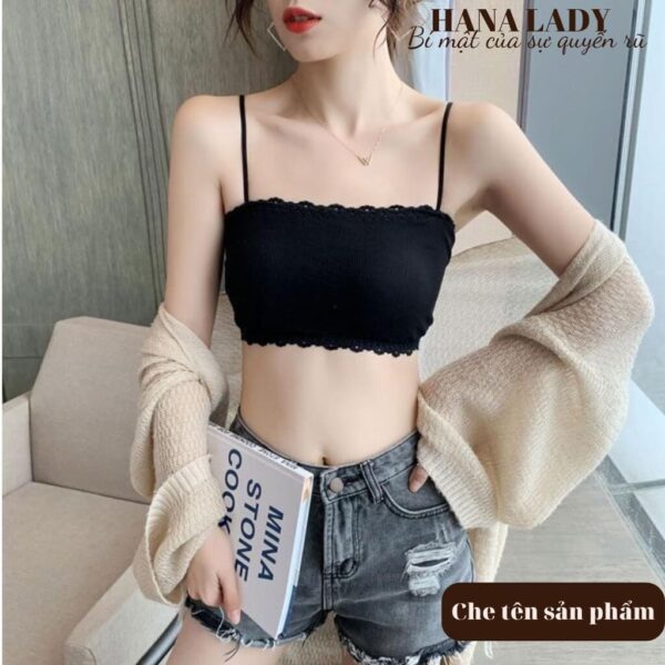 Áo bra len tăm cài sau tiện lợi, áo lót nữ không gọng đa năng kèm mút dây bún mềm mại BL046 20