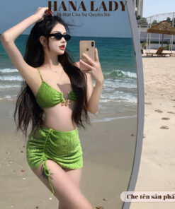 Bikini 3 mảnh sexy - Đồ tắm đi biển kèm chân váy dây rút gợi cảm BN146 4 Bikini 3 mảnh sexy - Đồ tắm đi biển kèm chân váy dây rút gợi cảm BN146 12