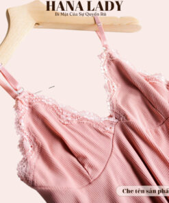 Bộ ngủ 2 dây thun phối ren mềm mịn - Đồ ngủ mặc nhà cotton cao cấp VN532 6 Bộ ngủ 2 dây thun phối ren mềm mịn - Đồ ngủ mặc nhà cotton cao cấp VN532 15