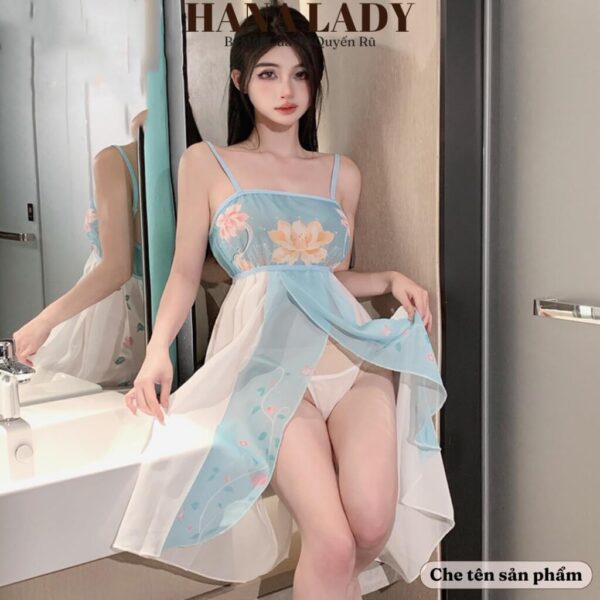 Đầm ngủ cosplay cổ trang xẻ tà sexy, Đồ ngủ voan mỏng hóa trang quyến rũ CP299 11 Đầm ngủ cosplay cổ trang xẻ tà sexy, Đồ ngủ voan mỏng hóa trang quyến rũ CP299 18