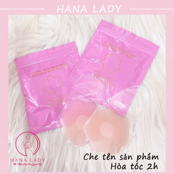 Miếng dán ngực silicon chống xệ - Dán ti nâng ngực trong suốt siêu dính 22