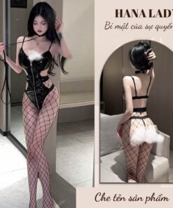 Đồ ngủ bodysuit da có khóa kéo sexy quyến rũ VN527 4 Đồ ngủ bodysuit da có khóa kéo sexy quyến rũ VN527 11
